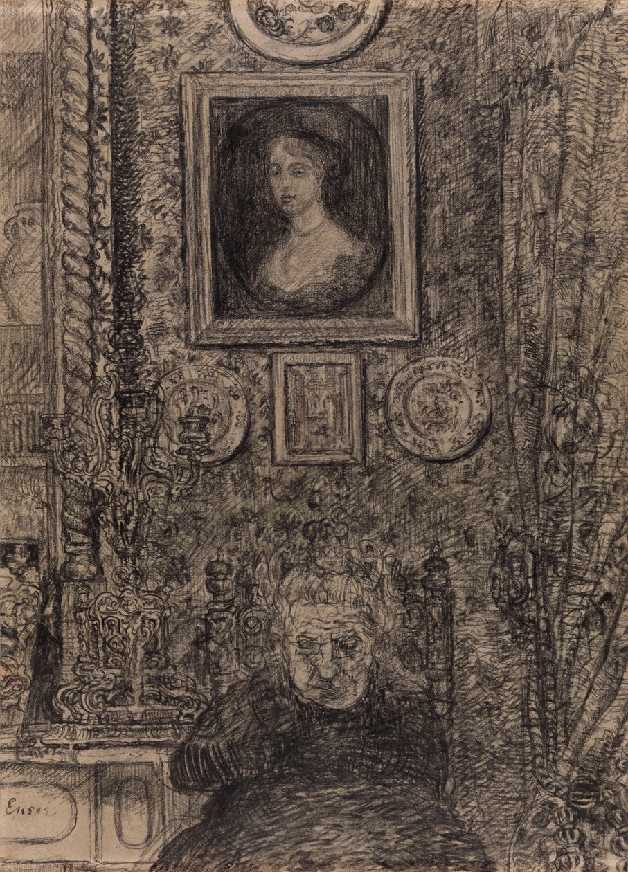 Portrait de ma tante - James Ensor