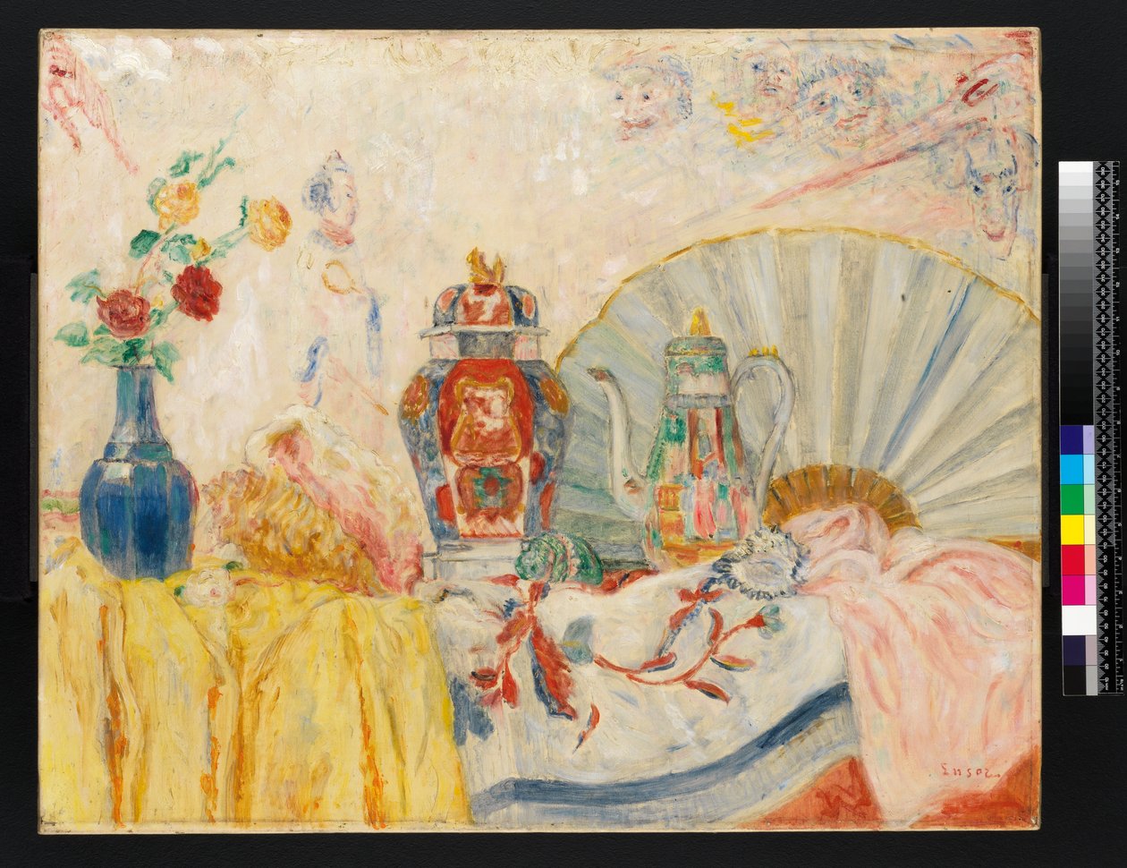 Nature morte avec poterie chinoise - James Ensor
