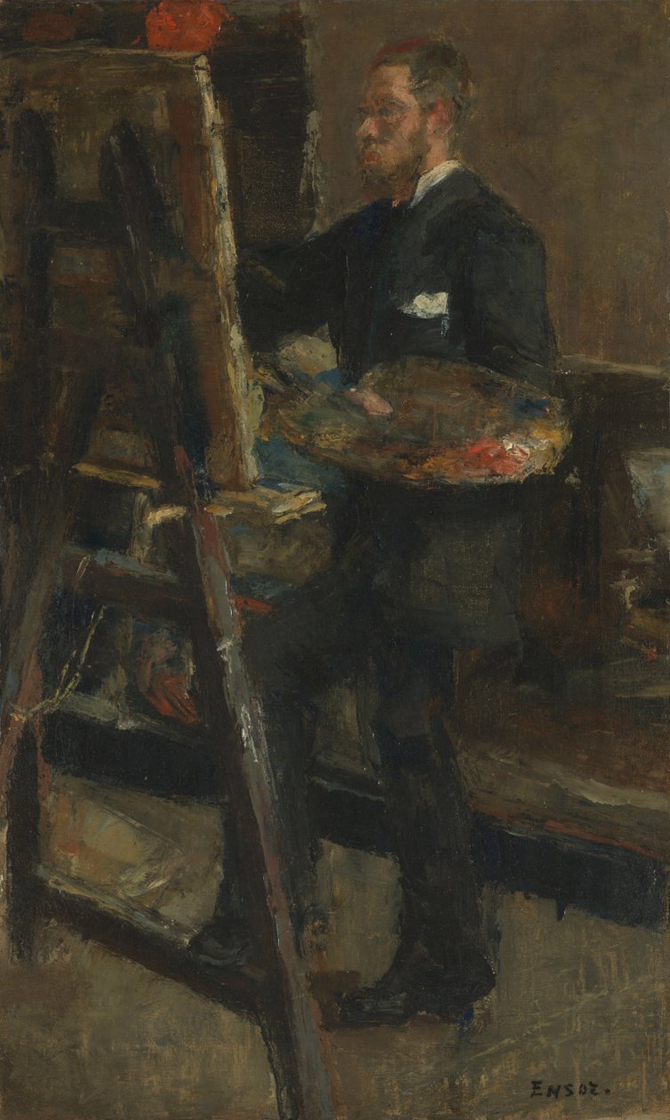 Le peintre Alfred William Finch - James Ensor