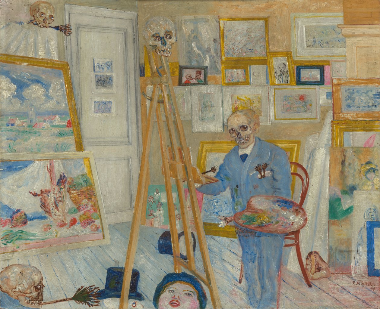 Le peintre de squelettes - James Ensor