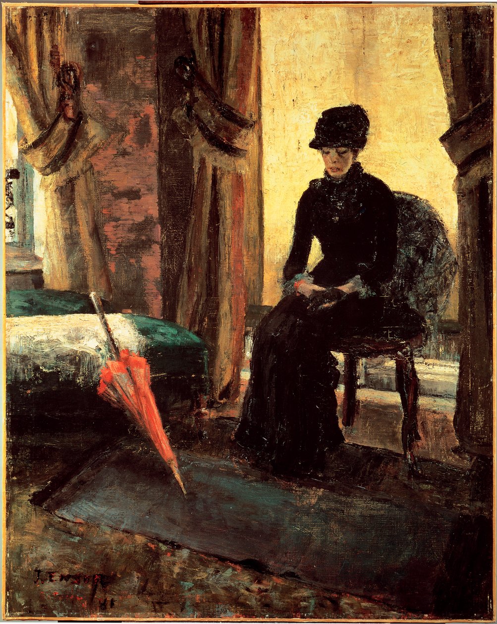 La dame sombre - James Ensor