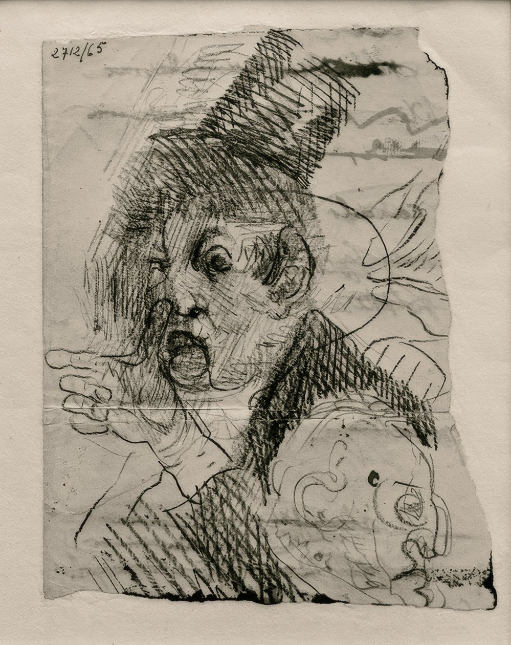 Deux têtes et une main - James Sidney Ensor