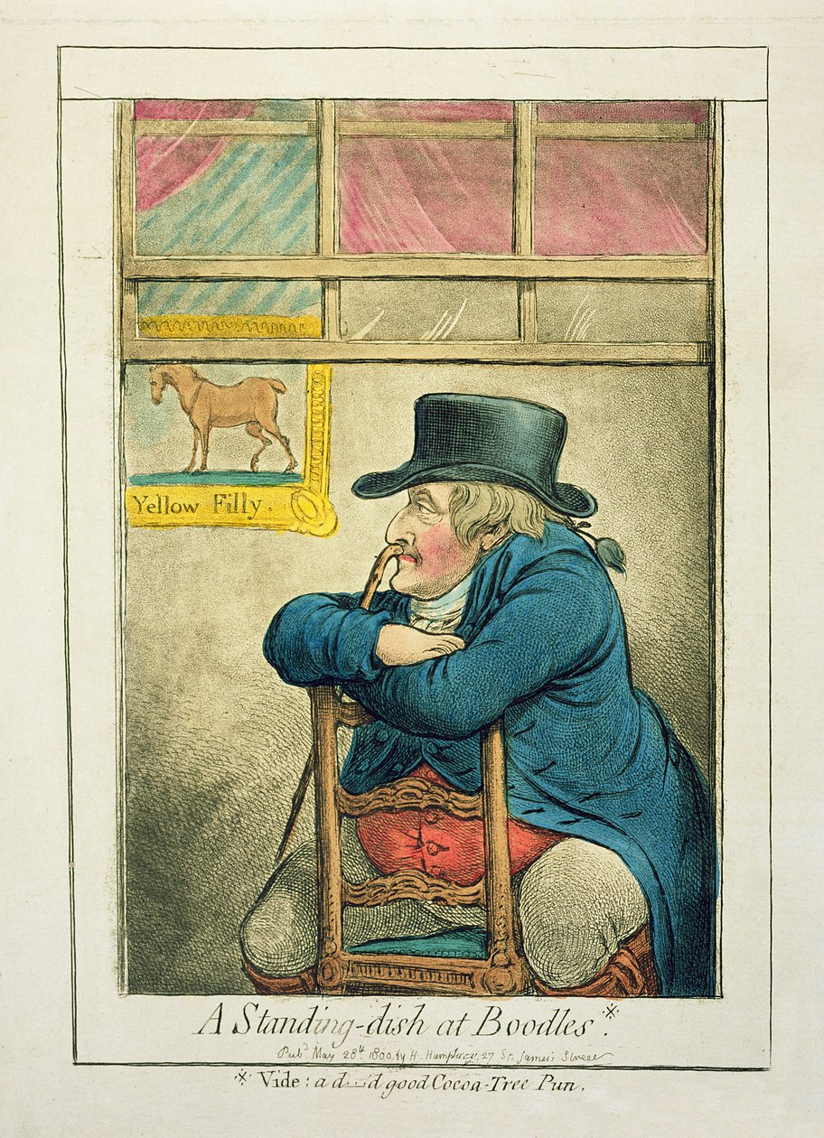 Un plat à Boodles, publié par Hannah Humphrey - James Gillray