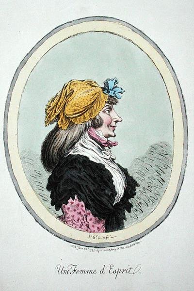 Une femme avec de l