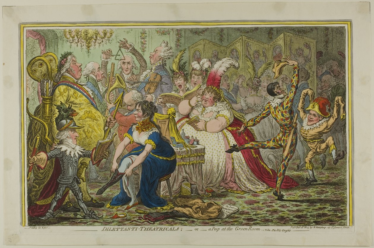 Amateurs-Théâtres - James Gillray