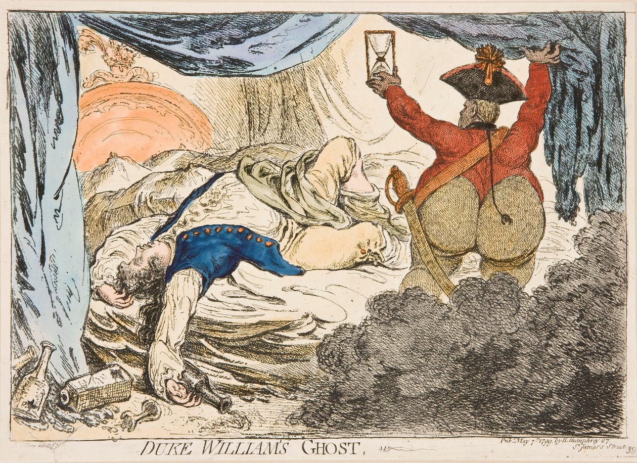 Le fantôme du duc William - James Gillray