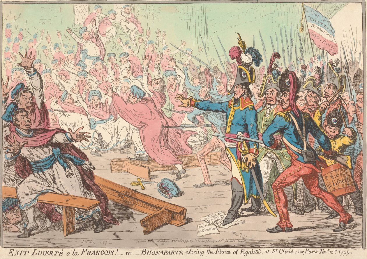 Adieu la liberté à la française ! - ou - Bonaparte met fin à la farce de l