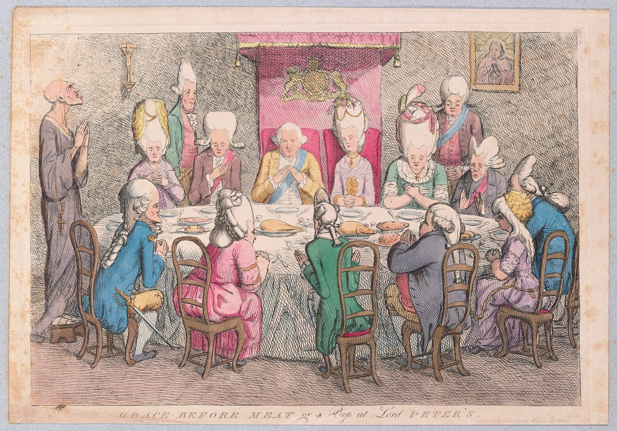 Grâce avant le repas ou un coup d