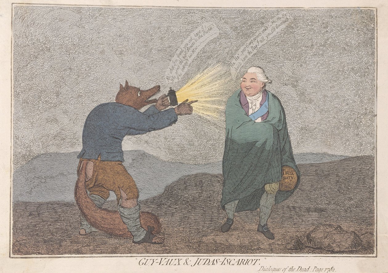 Guy-Vaux et Judas-Iscariot - James Gillray
