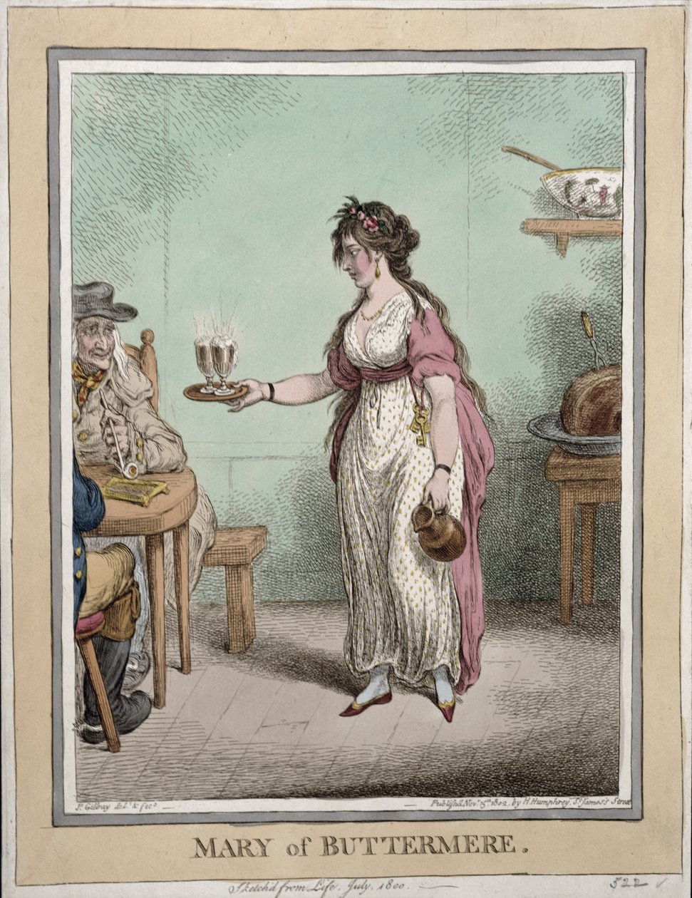 Mary de Buttermere, esquissée d