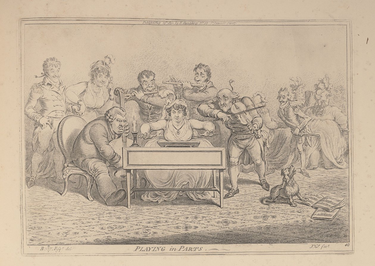 Jouer par parties - James Gillray