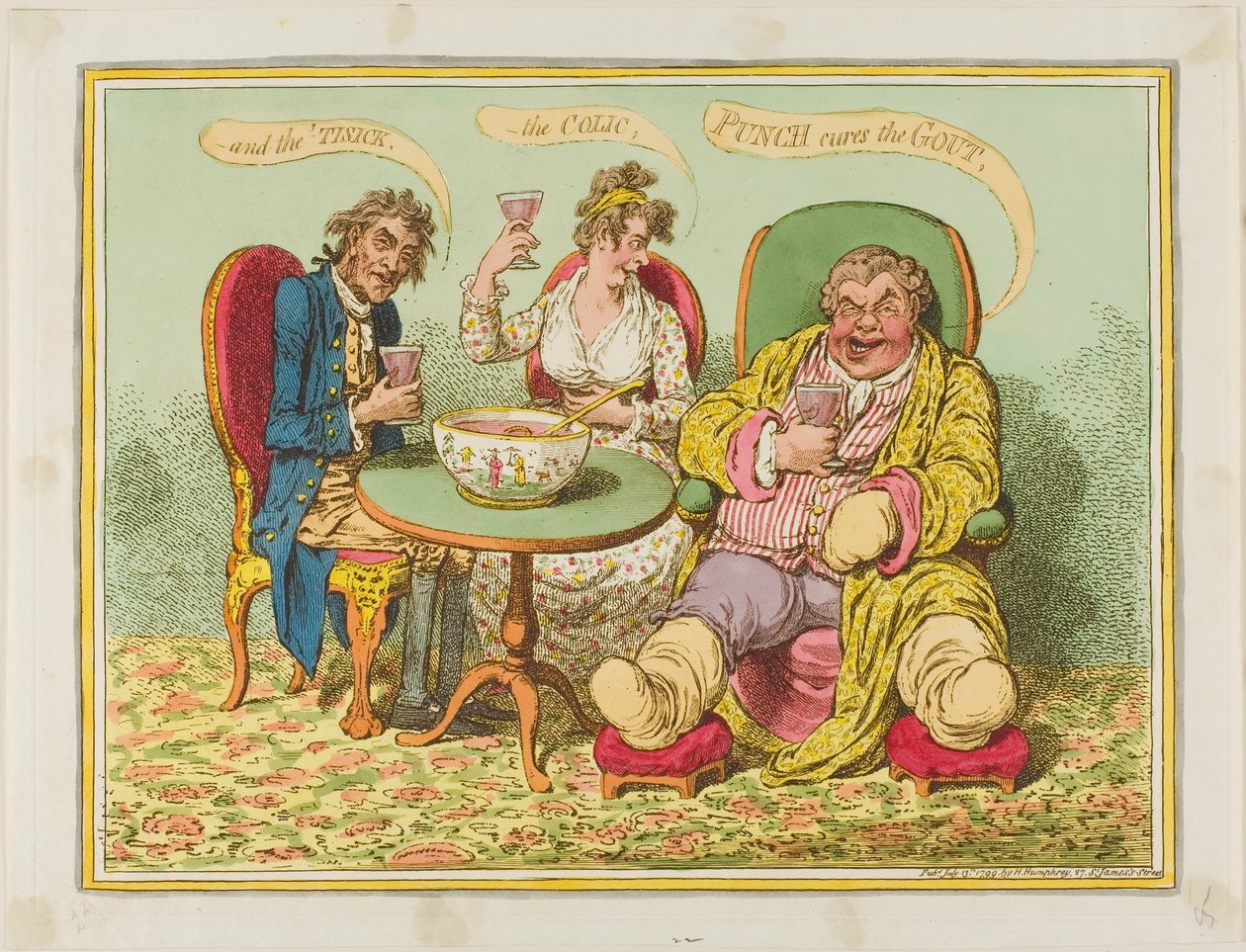 Le punch guérit la goutte, la colique et la maladie d