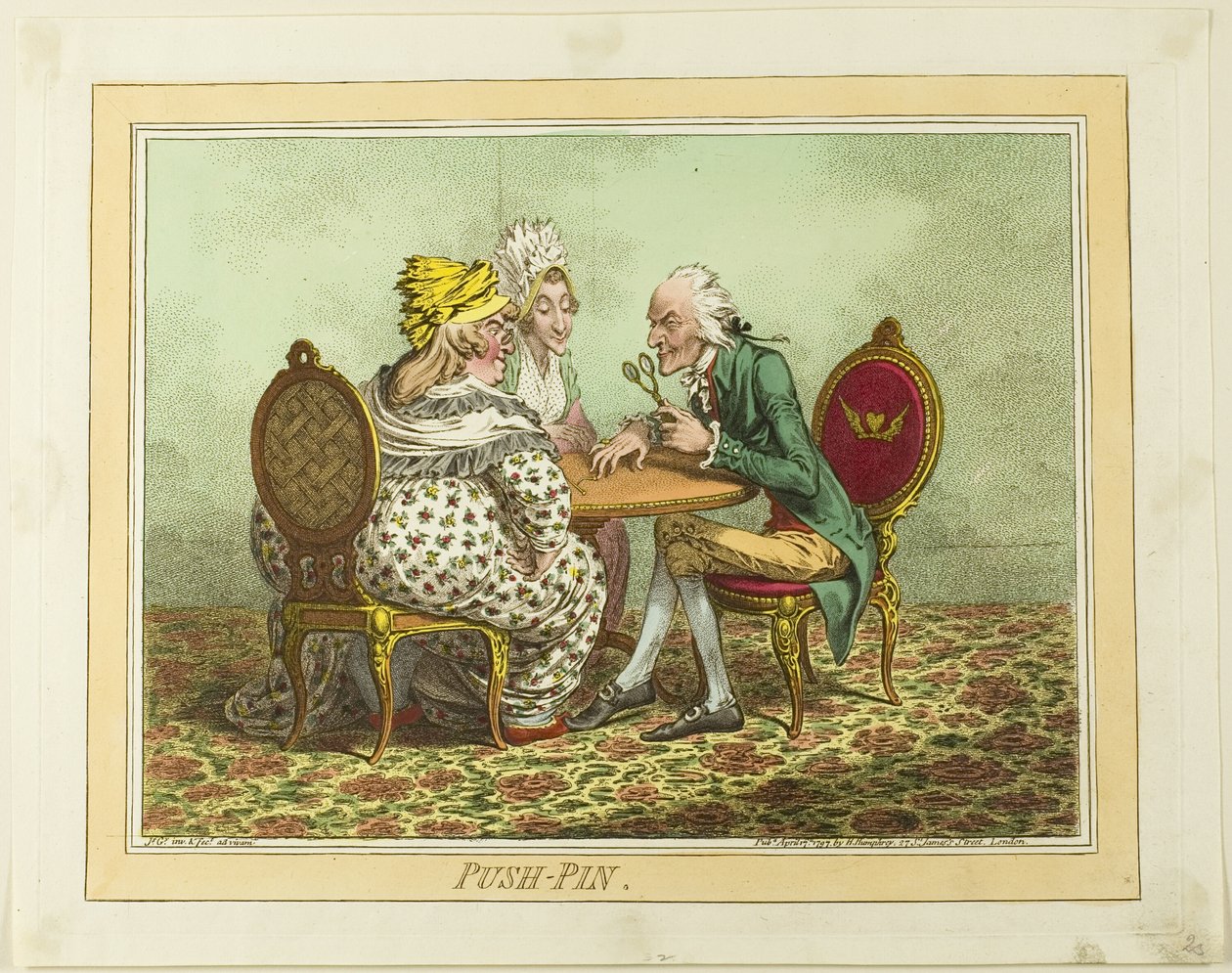 Poussoir - James Gillray