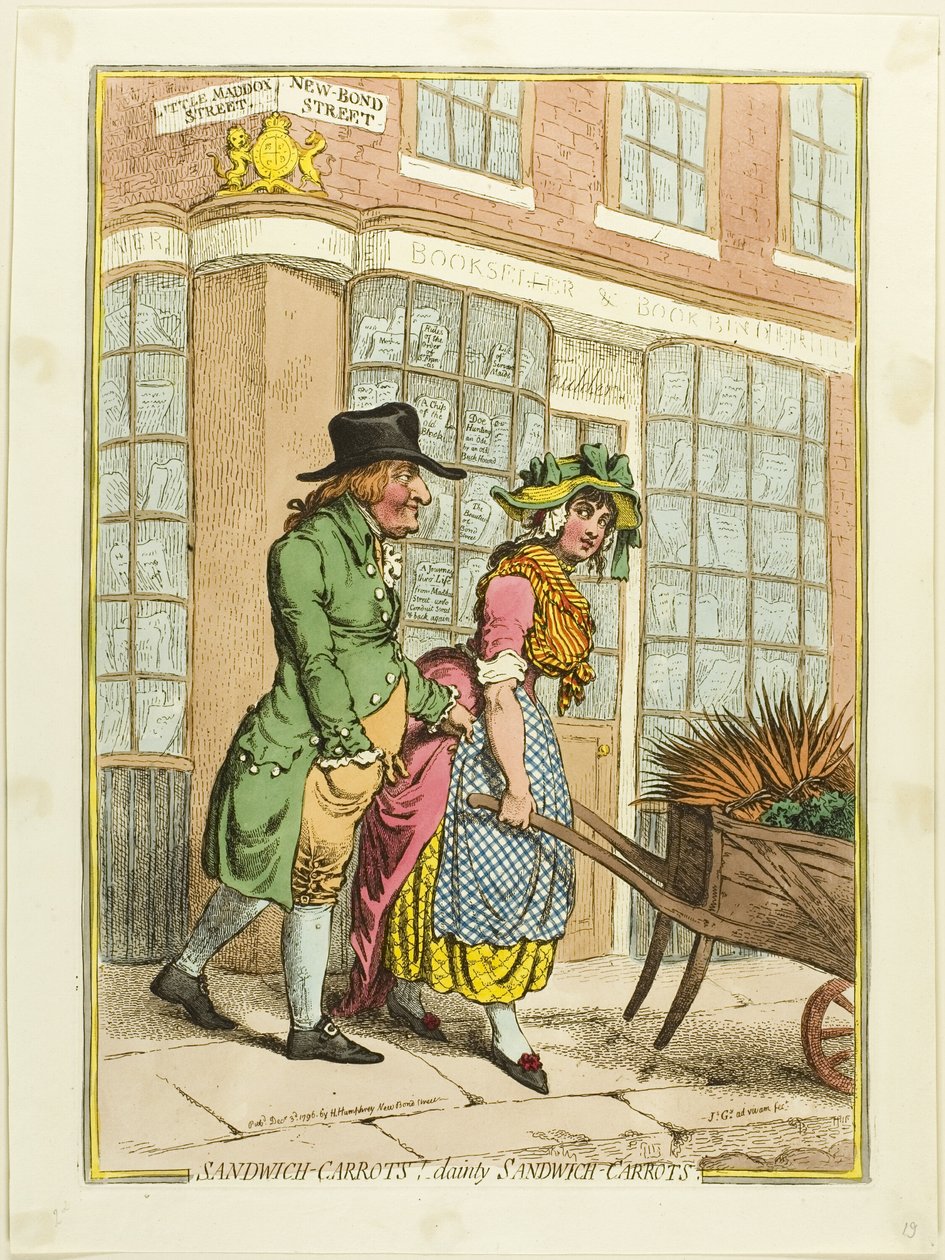 Carottes-sandwichs - Carottes-sandwichs délicates - James Gillray