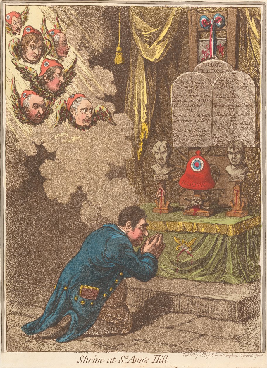 Sanctuaire sur la colline Sainte-Anne - James Gillray