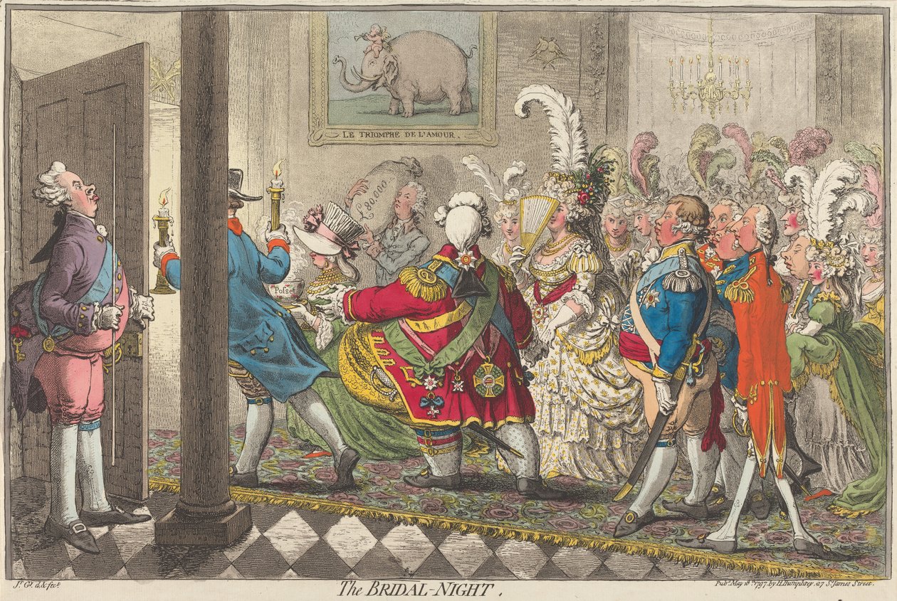 Die Hochzeitsnacht - James Gillray