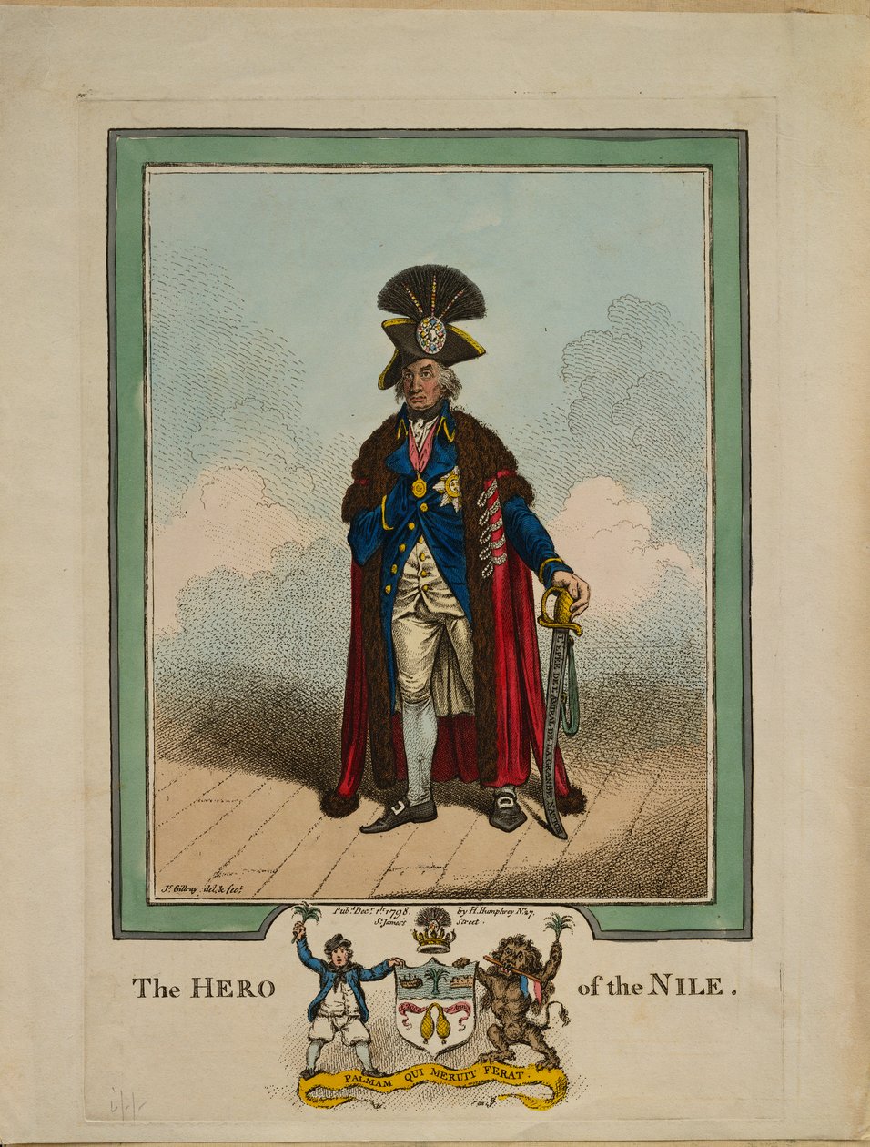 Le Héros du Nil, 1878 - James Gillray
