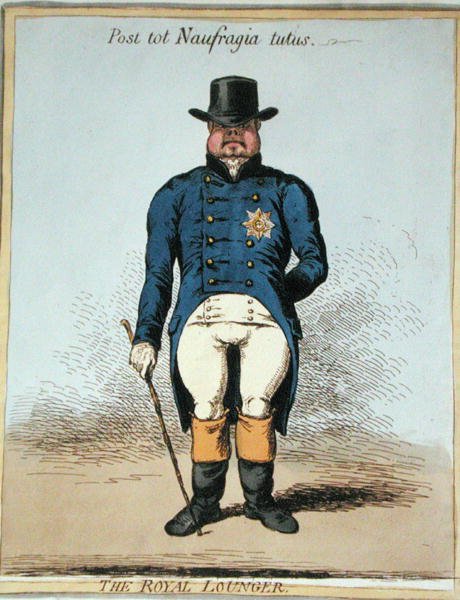 Le flâneur royal - James Gillray