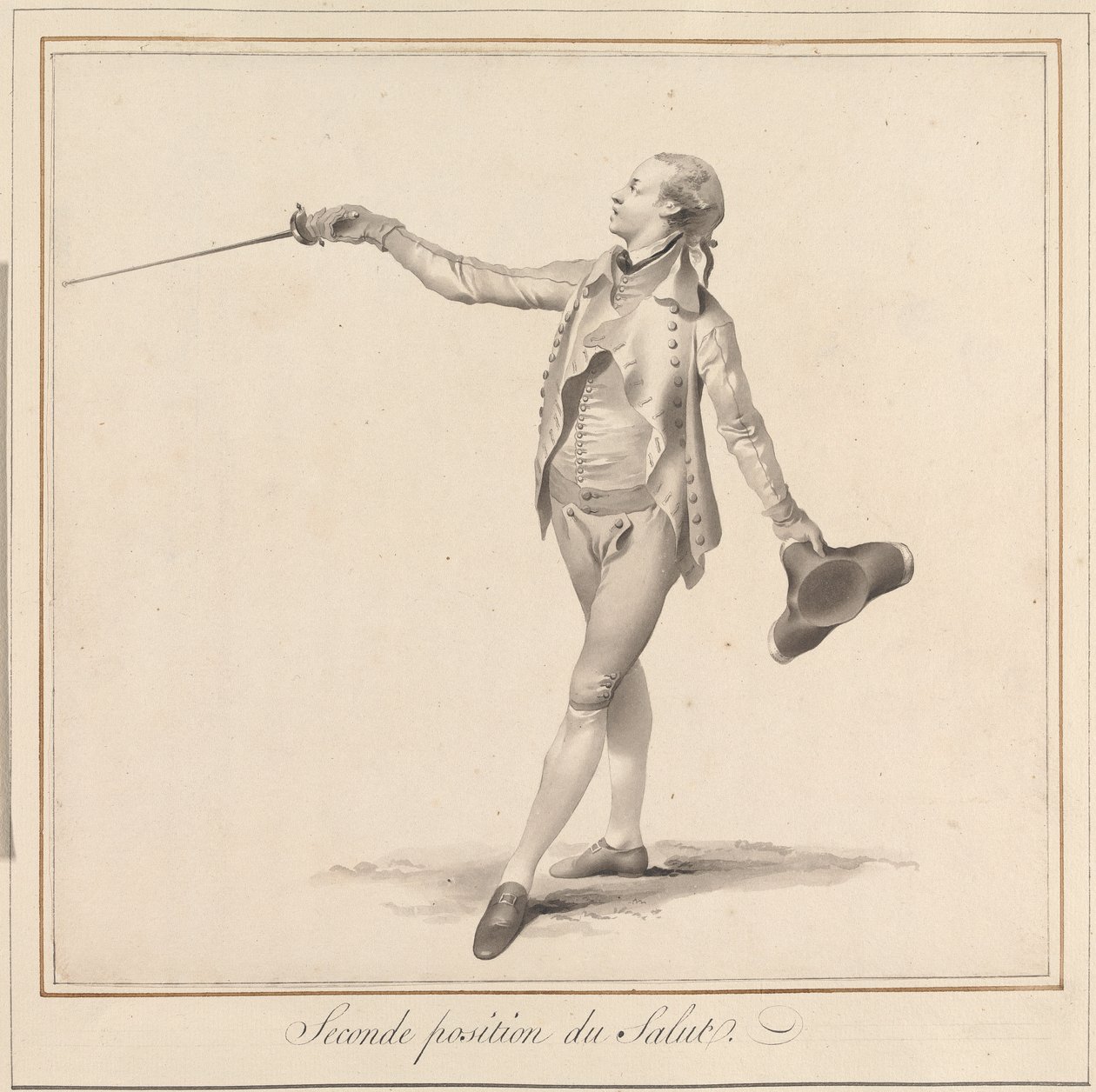 Seconde position du salut - James Gwin