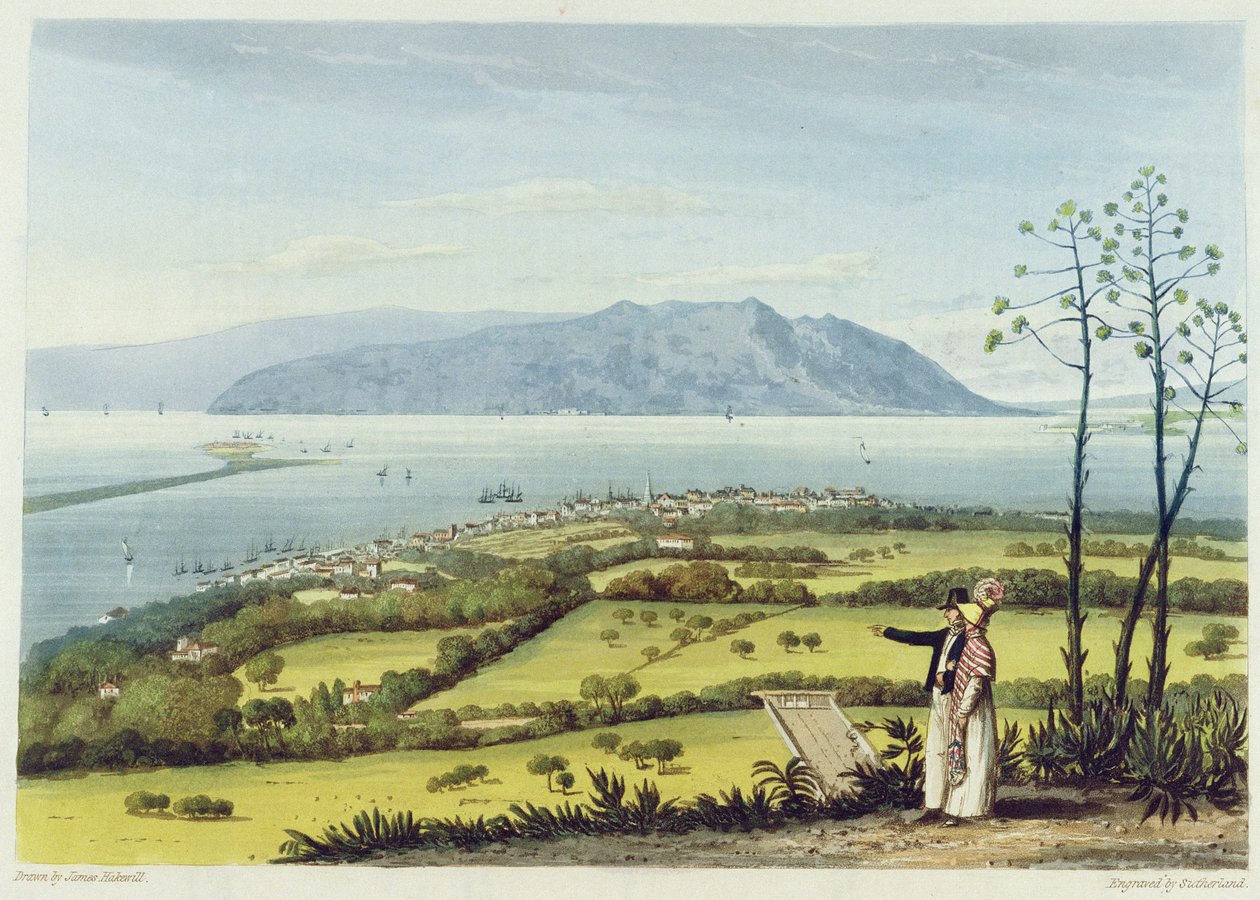 Kingston et Port Royal depuis Windsor Farm, de 