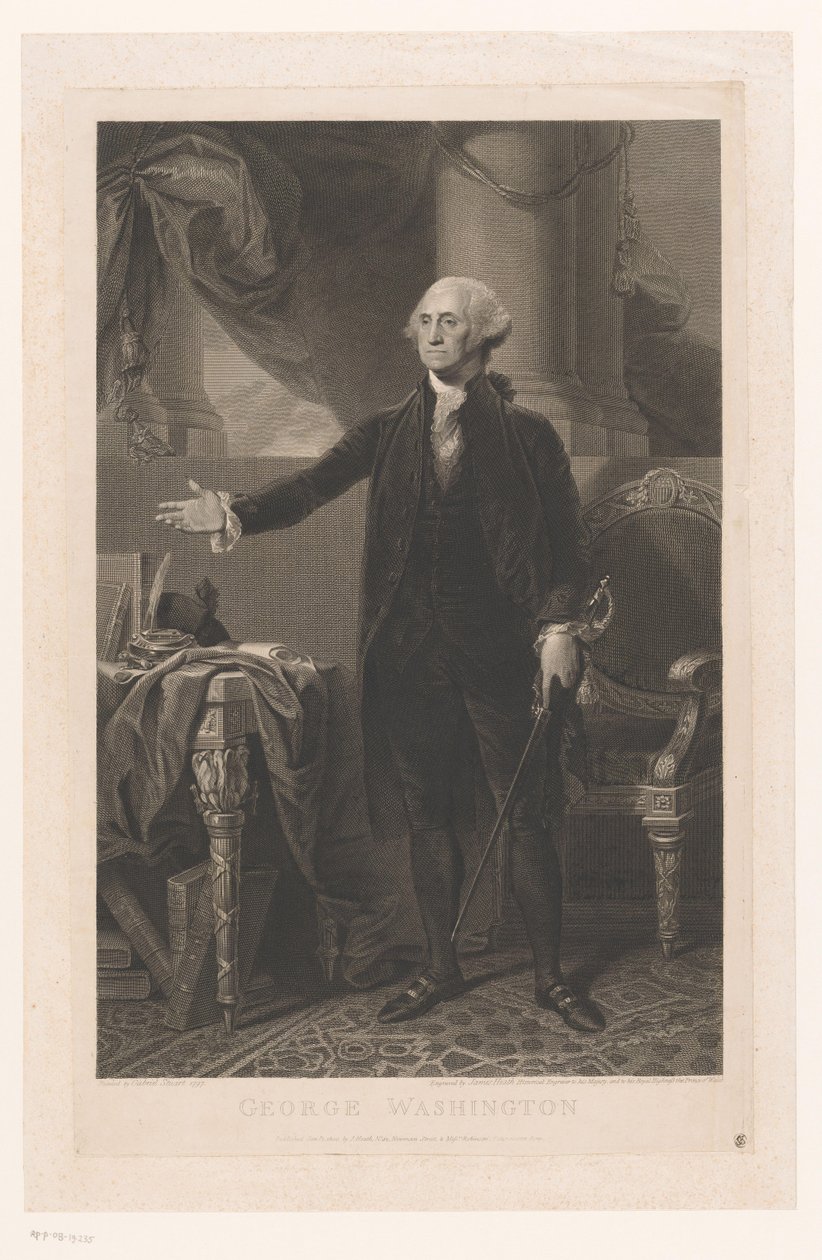 Portrait de George Washington - James Heath