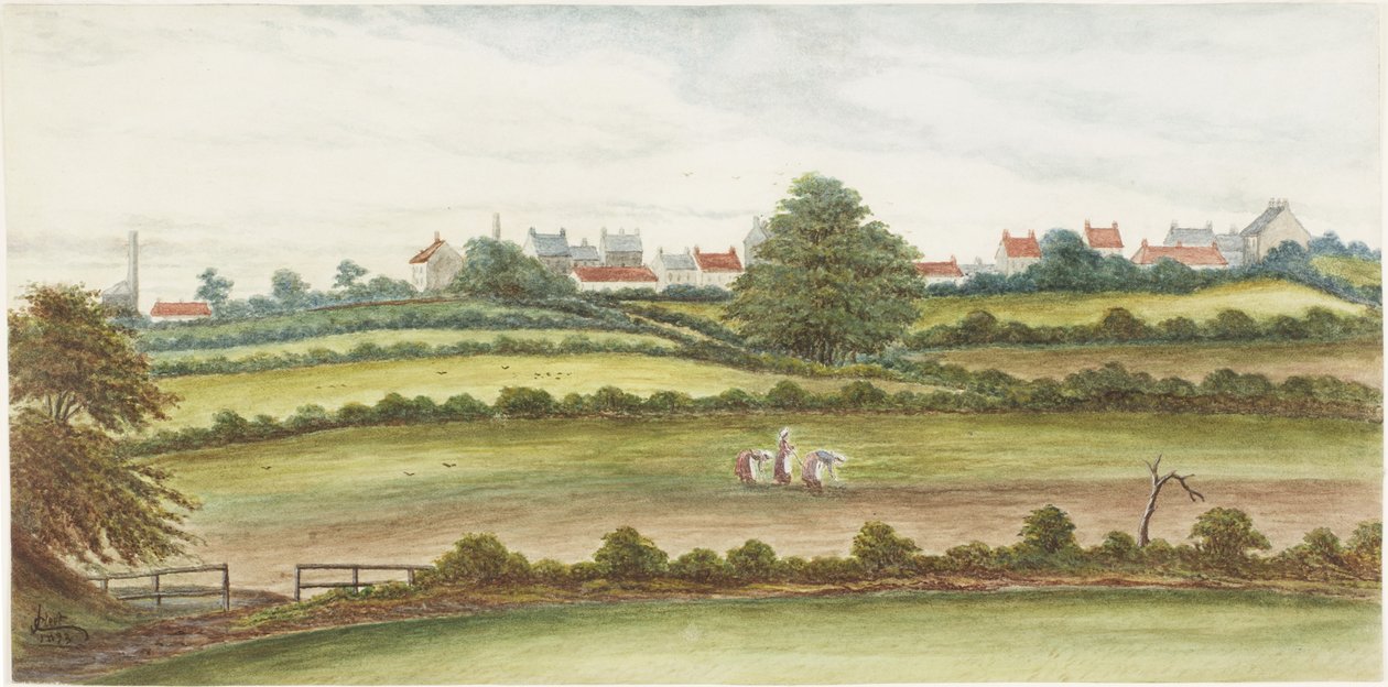 Monkseaton depuis le nord - James Henry Cleet
