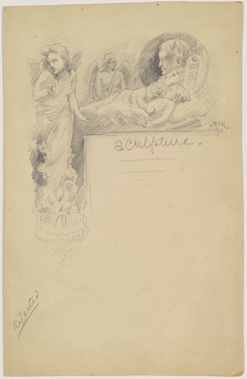 Étude pour "Sculpture" - James Henry Moser
