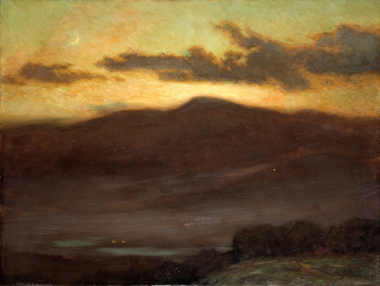 Coucher de soleil, Mont McIntyre - James Henry Moser