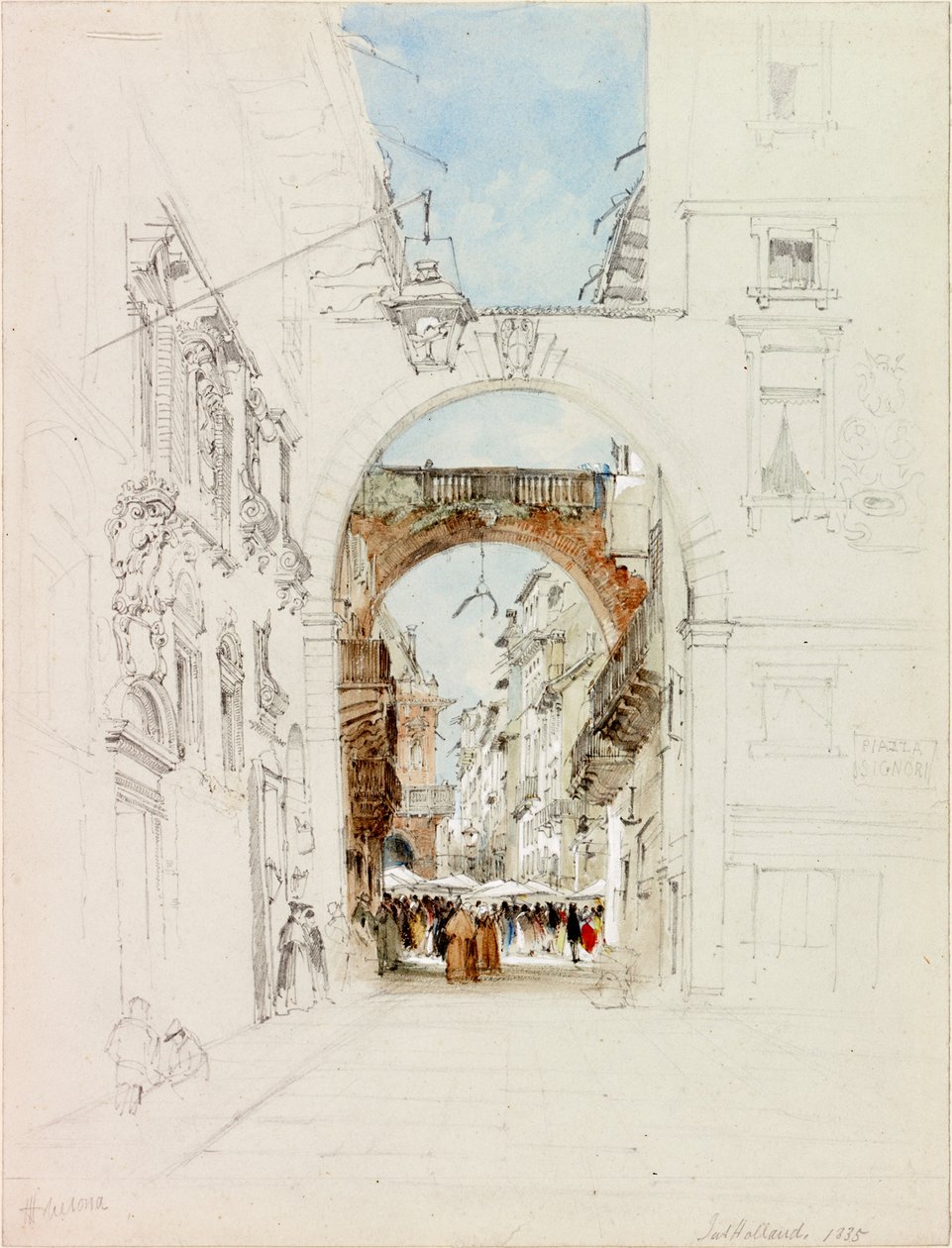 La Piazza dei Signori, Vérone - James Holland