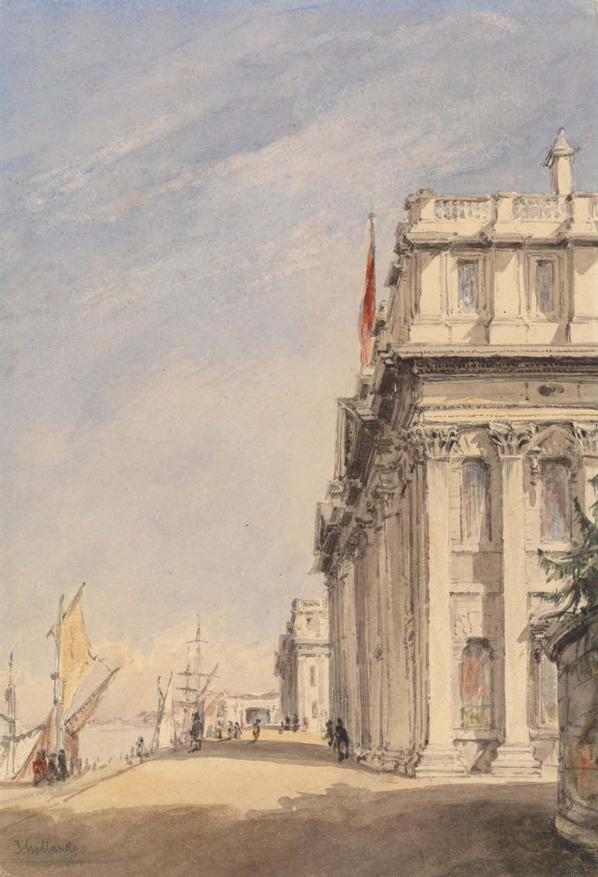 La façade du Royal Naval College, Greenwich - James Holland