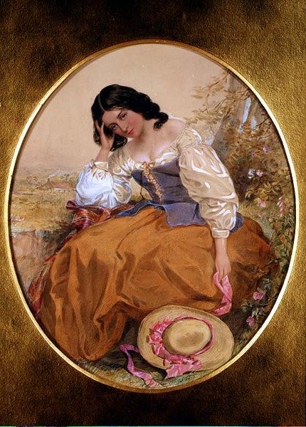 Figure féminine - Méditation - James II Fisher