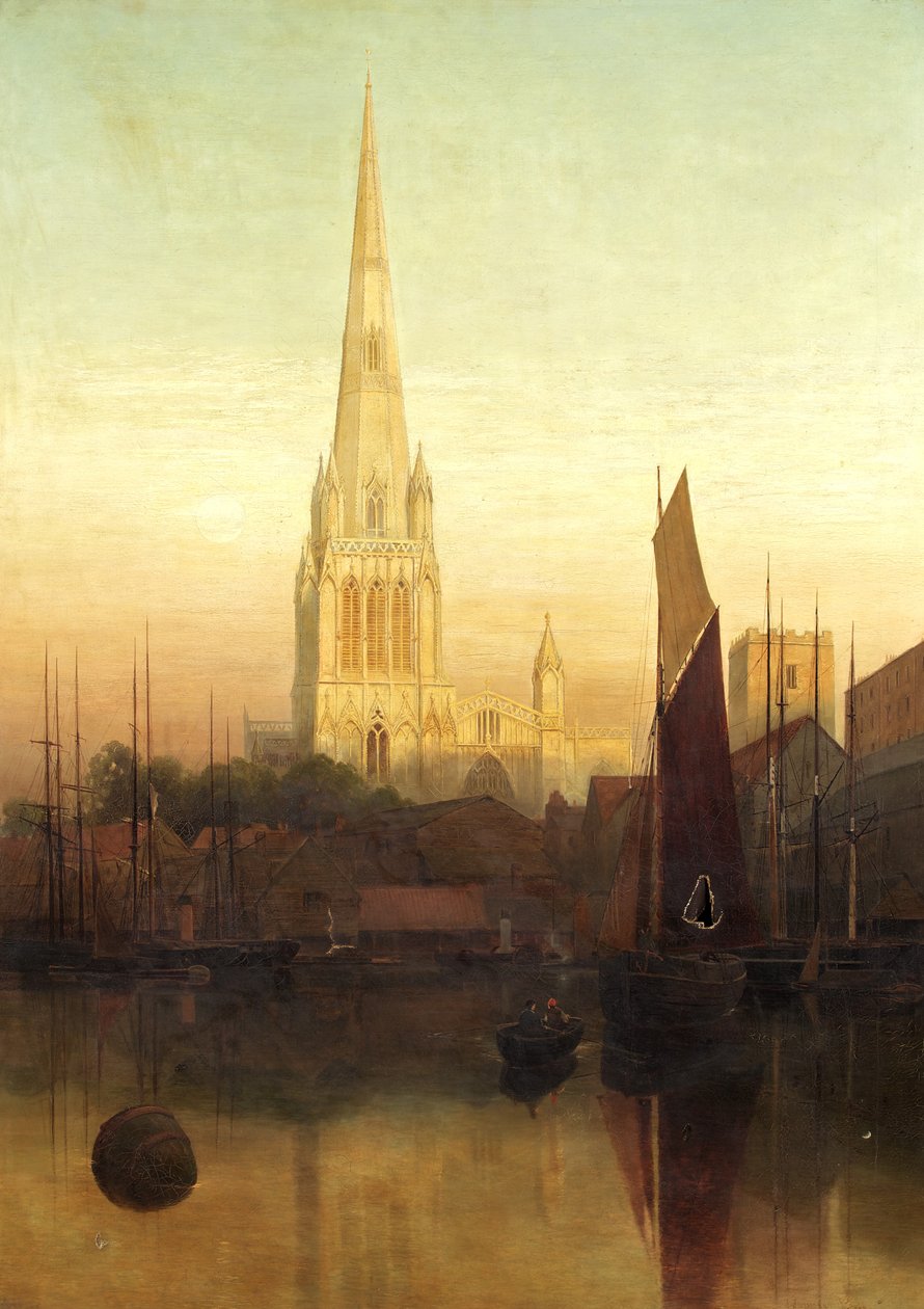 St Mary Redcliffe, Bristol, probablement 1886 - James Jackson Curnock
