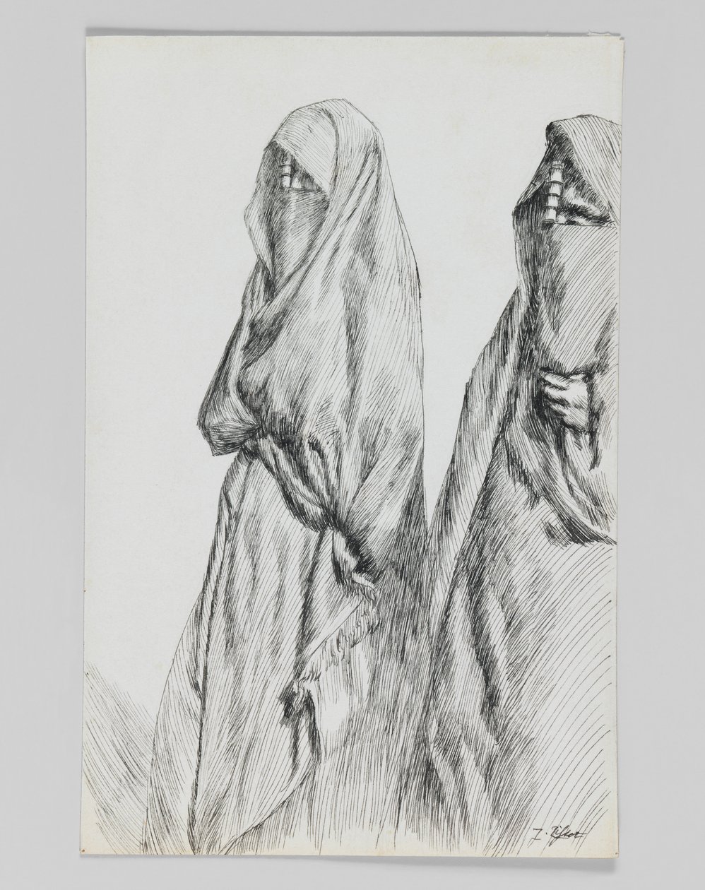 Une route sur le Mont des Oliviers, illustration de La Vie de Notre Seigneur Jésus-Christ - James Jacques Joseph Tissot