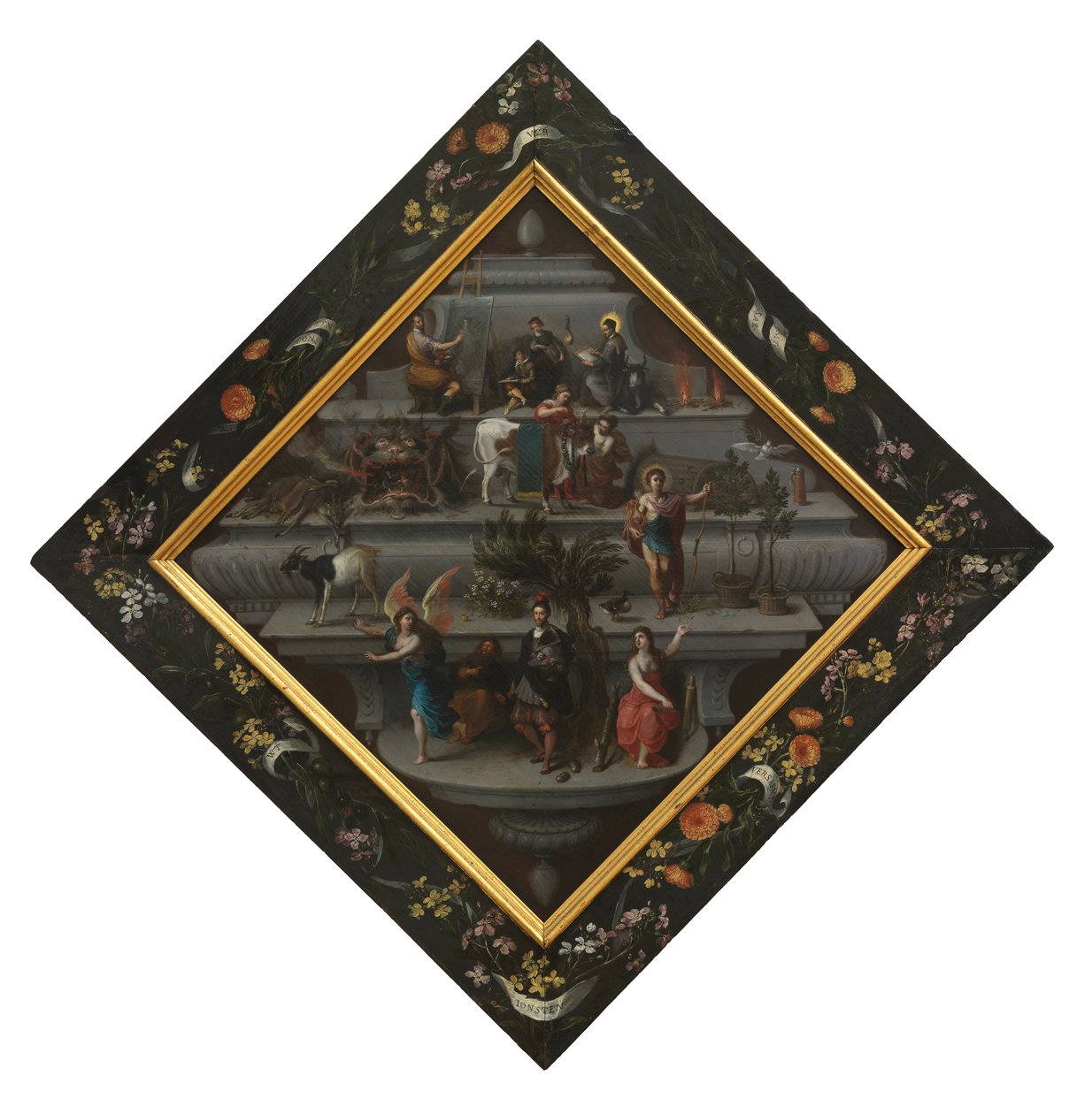 Blason des Chambres de Rhétorique "De Violieren" - James Jacques Joseph Tissot