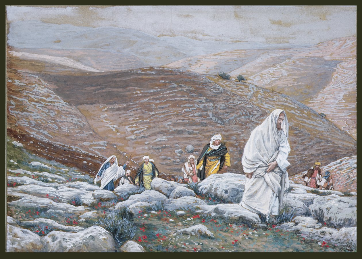 Jésus monte à Jérusalem, illustration pour La Vie du Christ - James Jacques Joseph Tissot