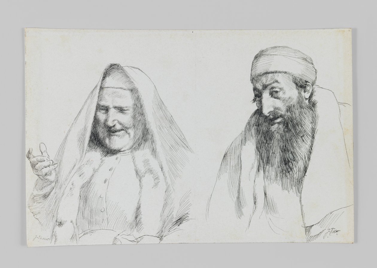 Juif et Juive, illustration de La Vie de Notre Seigneur Jésus-Christ - James Jacques Joseph Tissot