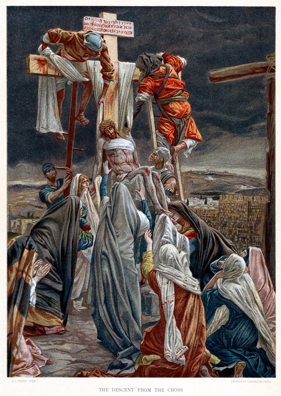 La Descente de Croix, vers 1890 - James Jacques Joseph Tissot
