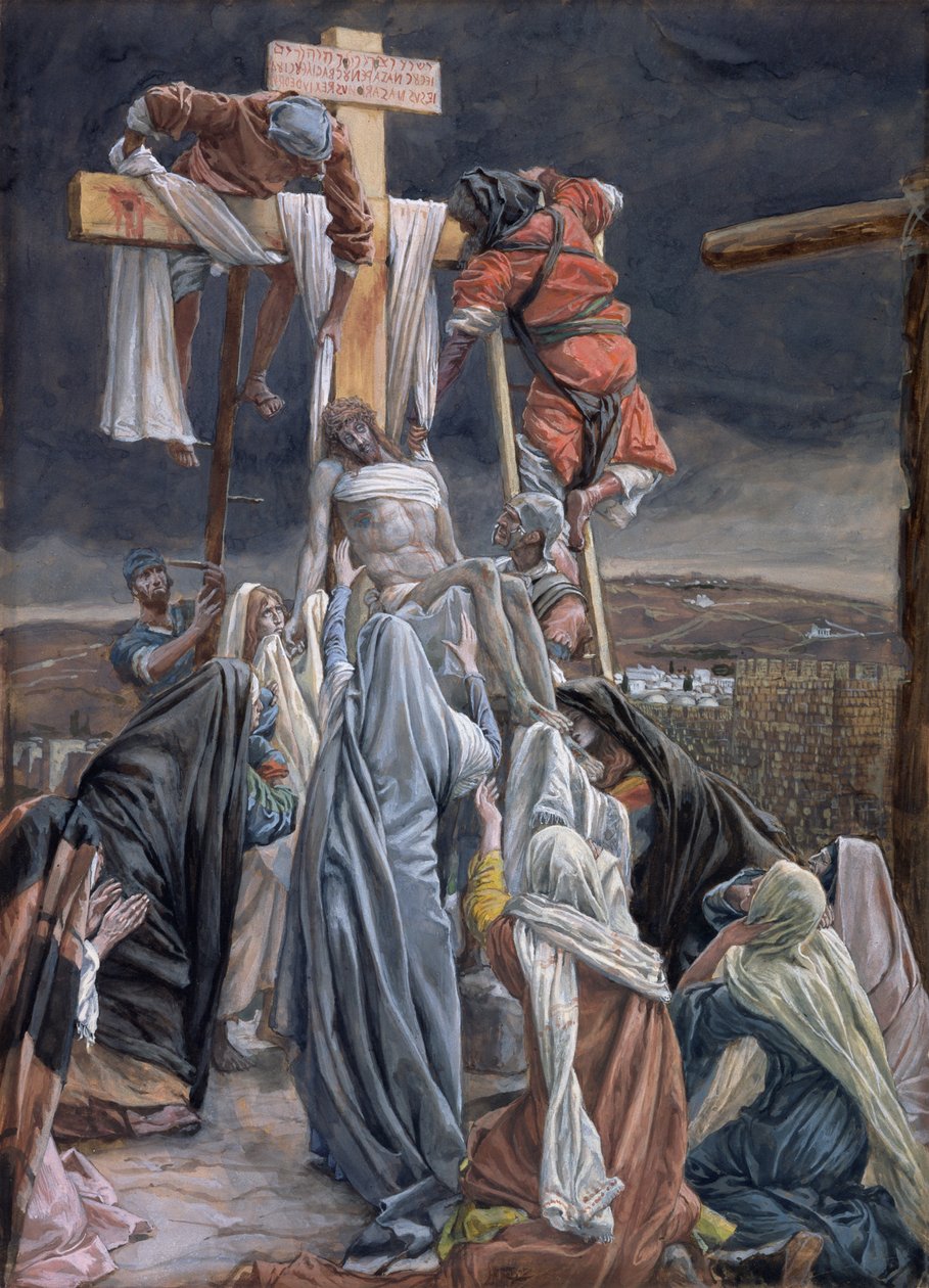 La descente de la croix, illustration pour La Vie du Christ - James Jacques Joseph Tissot