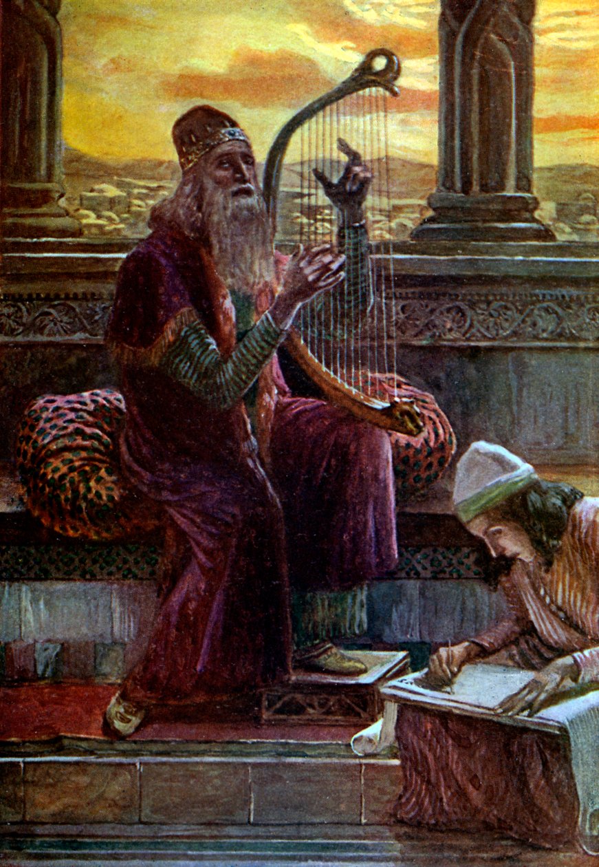 David chantant - Bible - James Jacques Joseph after Tissot
