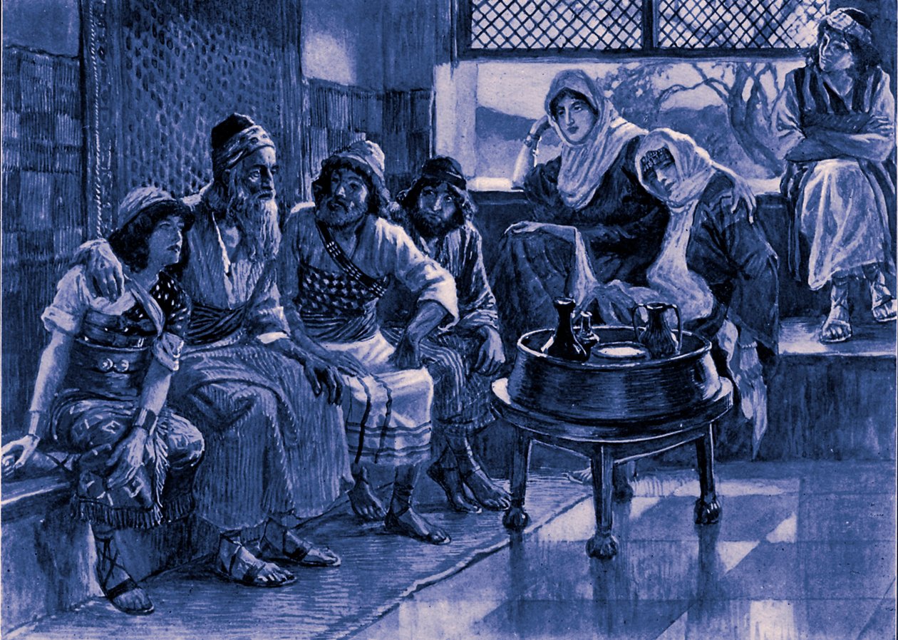 Job et sa famille - Bible - James Jacques Joseph after Tissot
