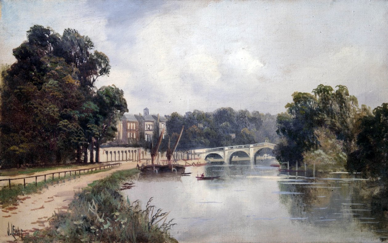 Cholmondeley Walk, en direction du pont de Richmond - James Lewis