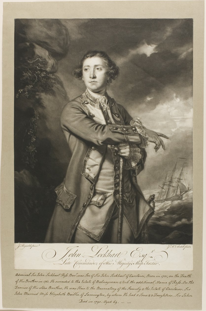 Portrait de John Lockhart, Esquire - James MacArdell