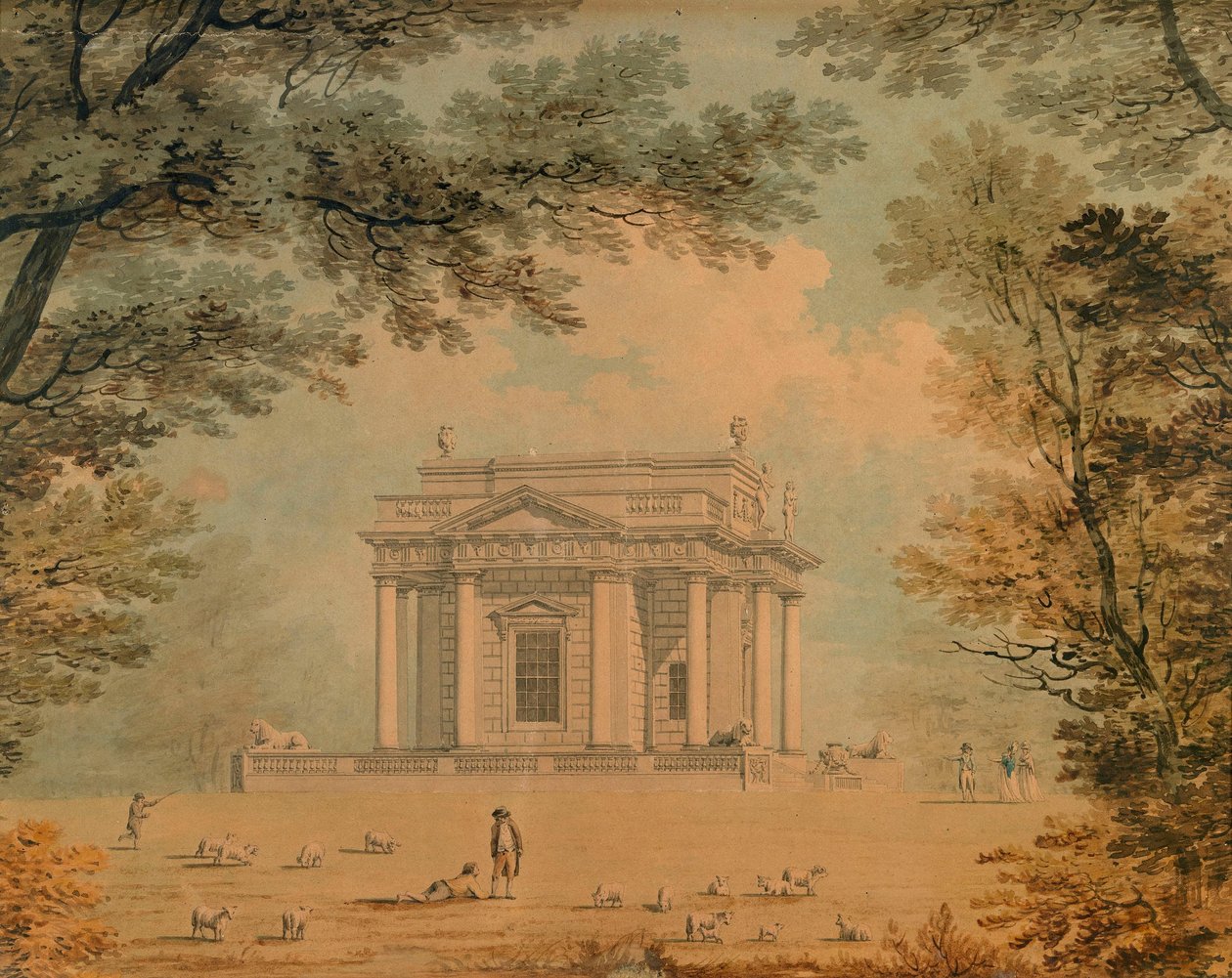 Le casino de Lord Charlemont à Marino, Dublin, vu de l