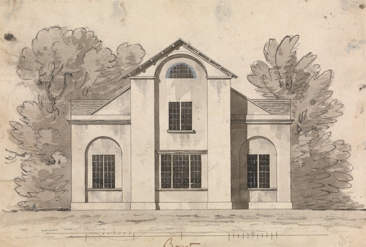 Dessin préparatoire pour le Design 1, Planche 1 d