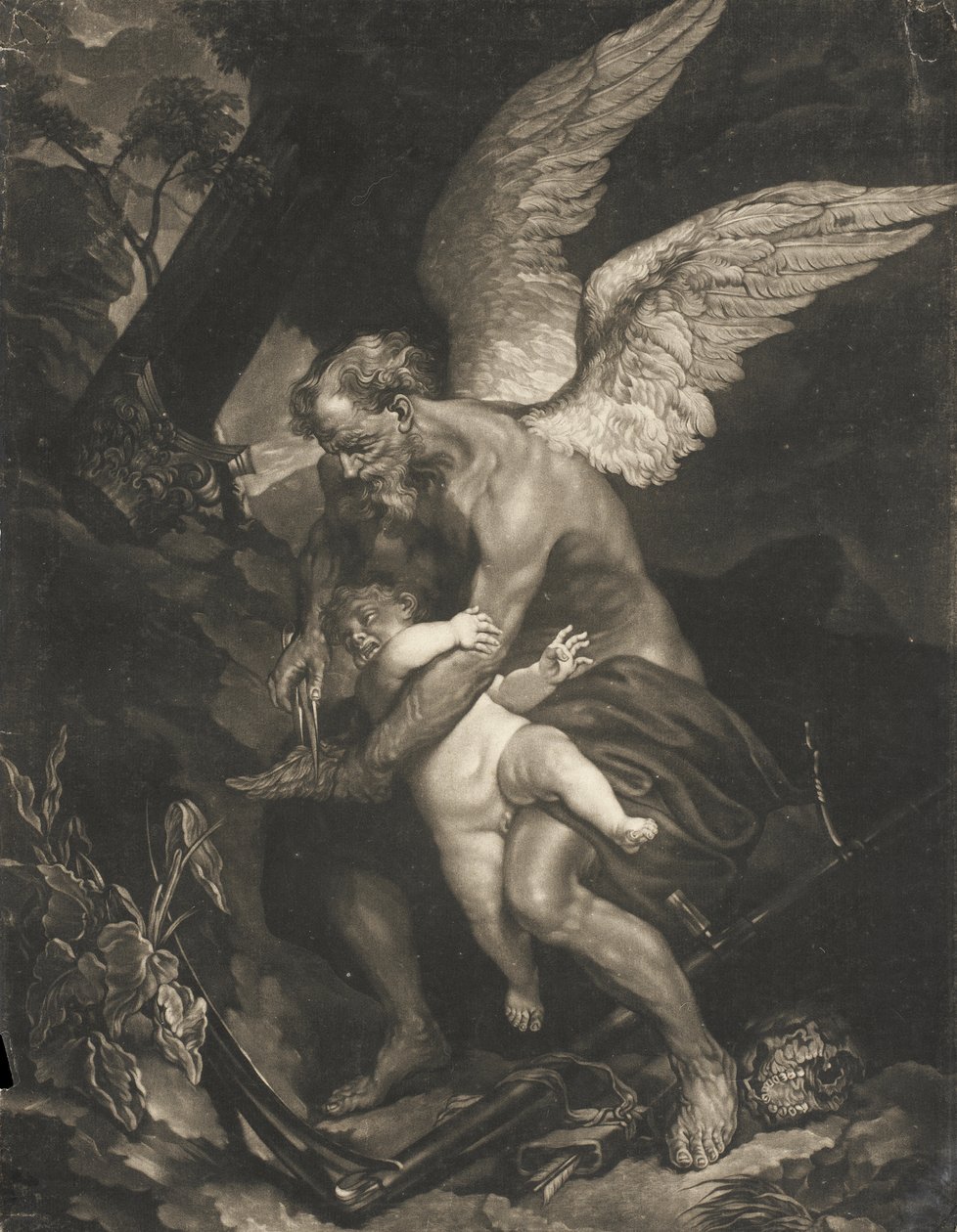 Le Temps rognant les ailes de Cupidon - James McArdell