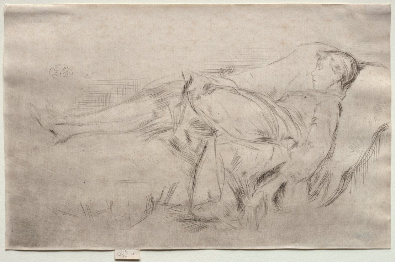 Un enfant sur un canapé, n° 2 - James McNeill Whistler