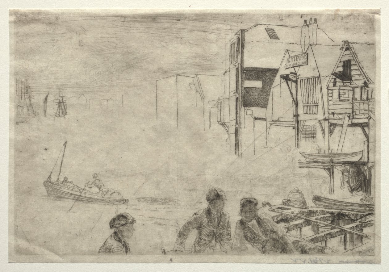 Un quai - James McNeill Whistler