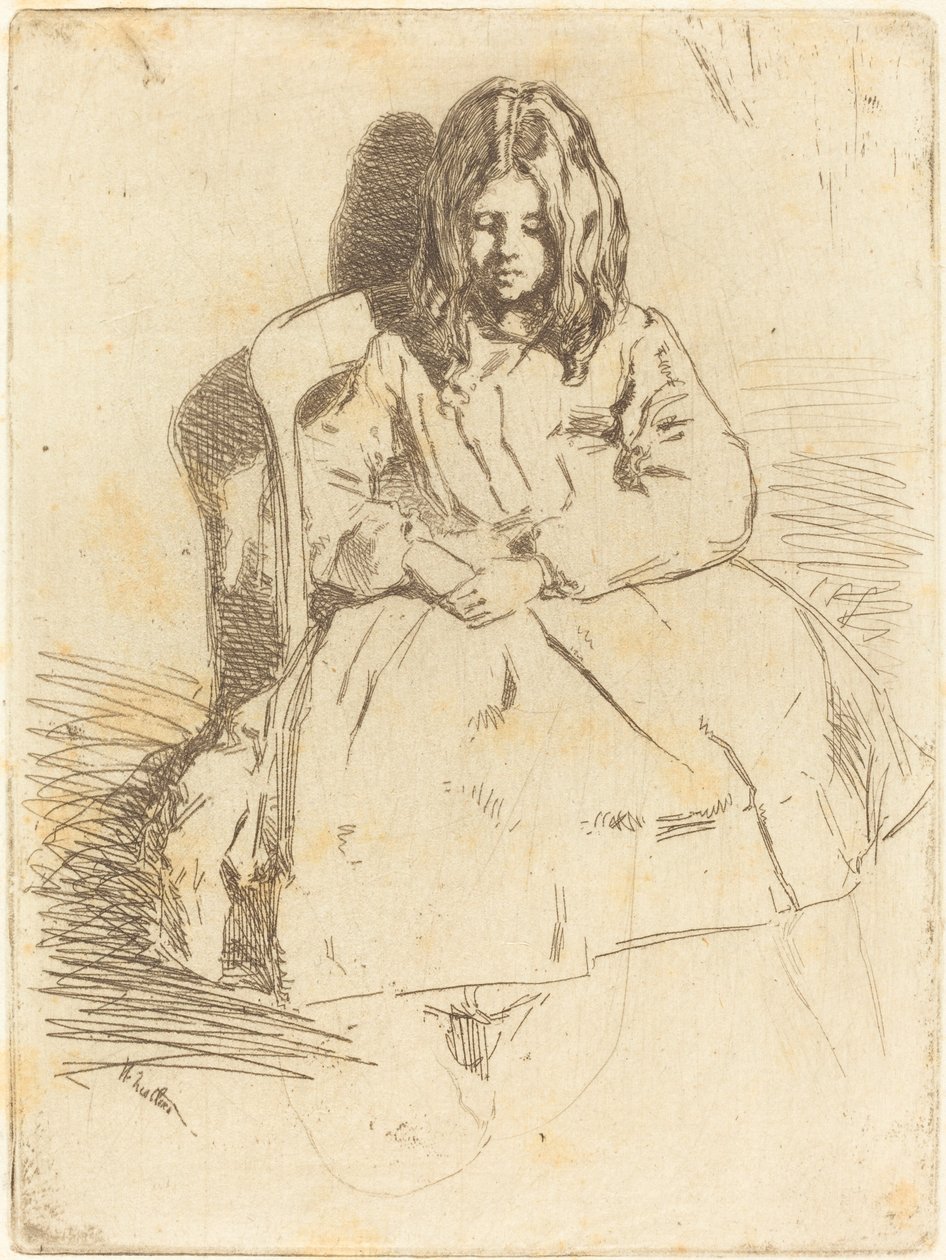 Annie assise - James Abbott McNeill Whistler