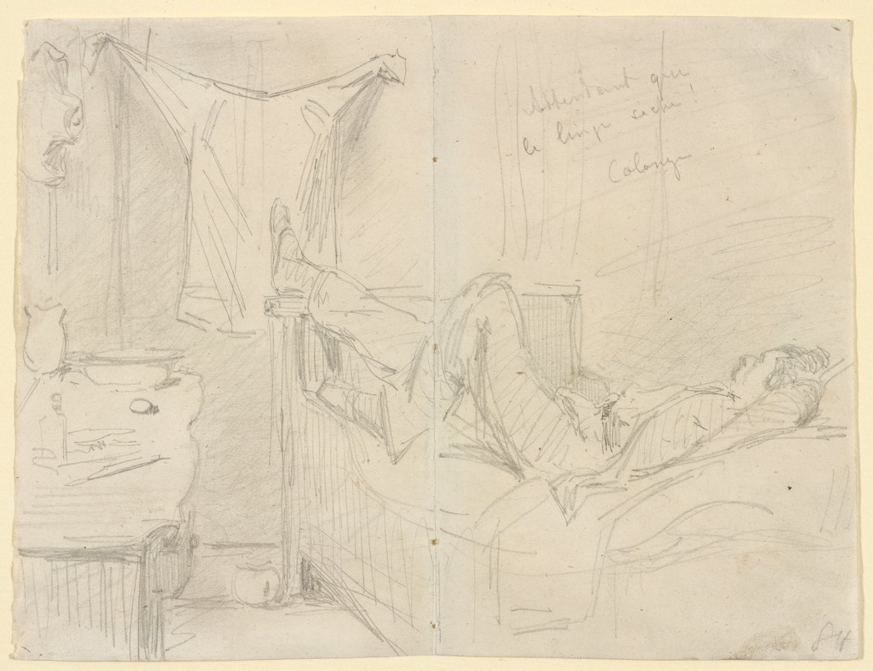 En attendant que le linge sèche! Cologne - James Abbott McNeill Whistler