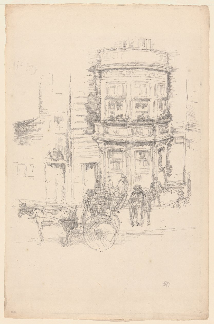 Arrière du Théâtre Gaiety - James Abbott McNeill Whistler